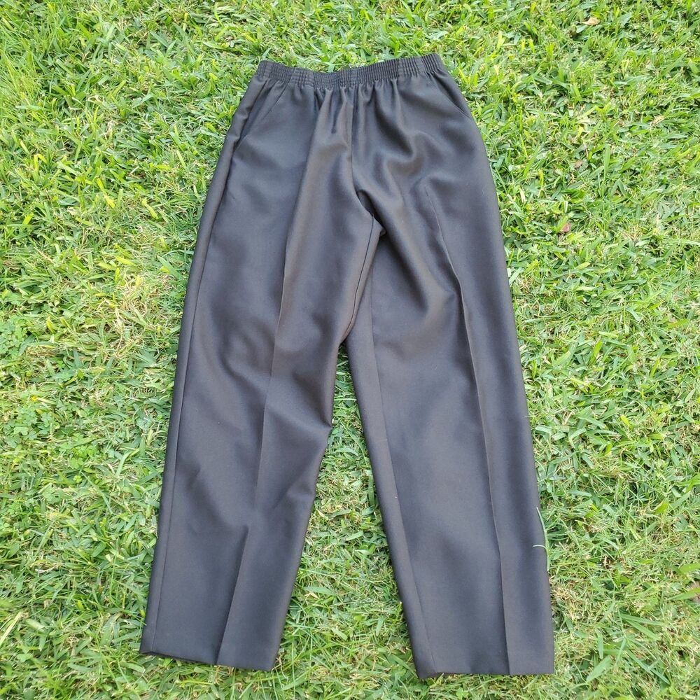 Briggs New York Black Comfort Waist Pants Size 8 Petite